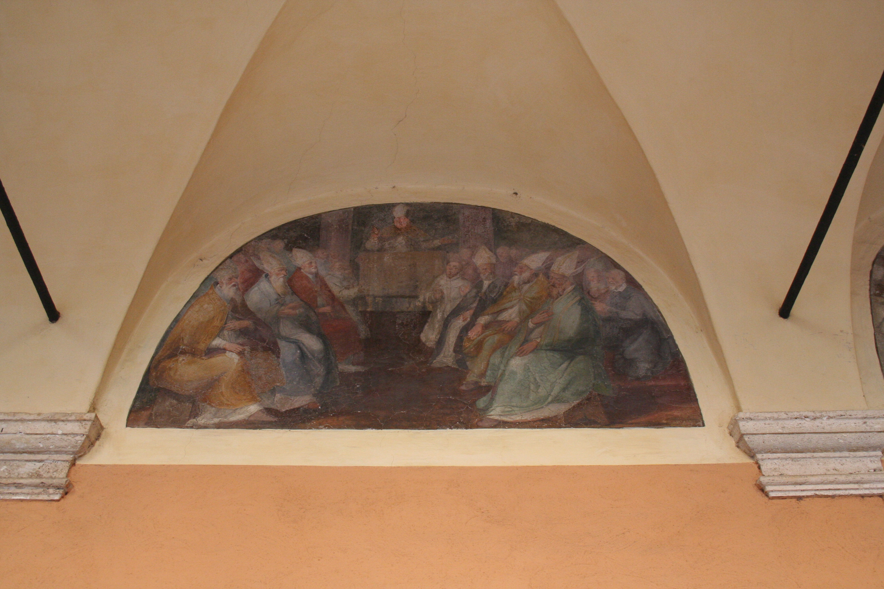 San Pietro in Montorio storie di san Francesco, II chiostro